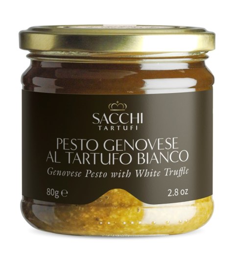 PESTO GENOVESE Z TRUFLĄ BIAŁĄ 80 g - SACCHI TARTUFI PESTO GENOVESE Z TRUFLĄ BIAŁĄ 80 g - SACCHI TARTUFI