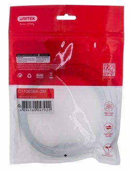 Unitek Kabel High Speed HDMI 2.0 4K 60Hz płaski 2m Unitek Kabel High Speed HDMI 2.0 4K 60Hz płaski 2m