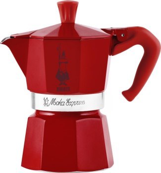 Akcesoria - Bialetti Moka Express Winter Wonderland 3tz czerwony Akcesoria - Bialetti Moka Express Winter Wonderland 3tz czerwony