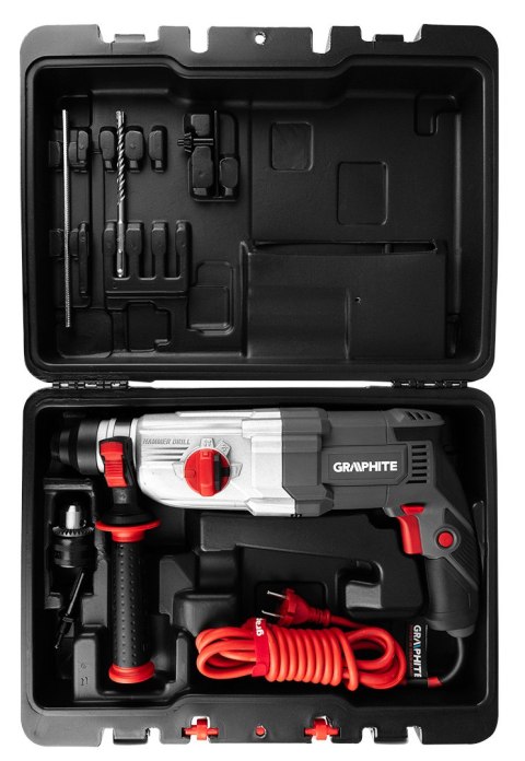 Młotowiertarka SDS+ 900W, walizka Młotowiertarka SDS+ 900W, walizka