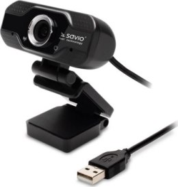 SAVIO KAMERA INTERNETOWA WEBCAM USB FULL HD Z WBUDOWANYM MIKROFONEM CAK-01