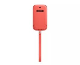 APPLE LEATHER SLEEVE MHYA3ZM/A CASE PINK CITRUS IPHONE 12 / 12 PRO ORYGINALNA PLOMBA
