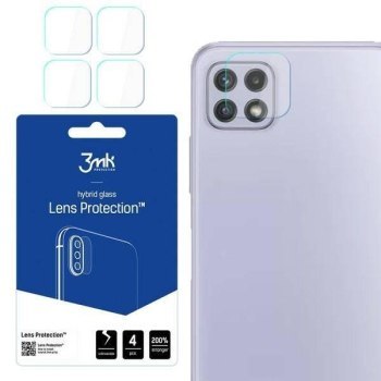 SZKŁO HYBRYDOWE 3MK FLEXIBLE GLASS LENS SAMSUNG GALAXY A22 4G NA APARAT 4 SZT. SZKŁO HYBRYDOWE 3MK FLEXIBLE GLASS LENS SAMSUNG GALAXY A22 4G NA APARAT 4 SZT.