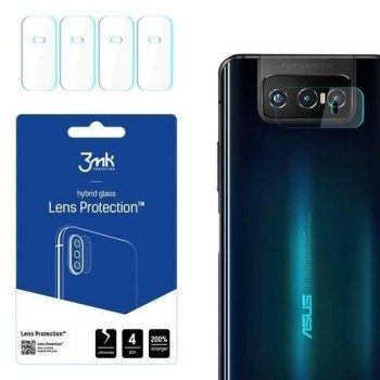 SZKŁO HYBRYDOWE 3MK FLEXIBLE GLASS LENS ASUS ZENFONE 7 NA APARAT 4 SZT. SZKŁO HYBRYDOWE 3MK FLEXIBLE GLASS LENS ASUS ZENFONE 7 NA APARAT 4 SZT.