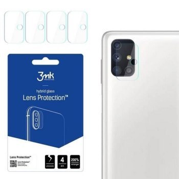 SZKŁO HYBRYDOWE 3MK FLEXIBLE GLASS LENS SAMSUNG GALAXY M51 NA APARAT 4 SZT. SZKŁO HYBRYDOWE 3MK FLEXIBLE GLASS LENS SAMSUNG GALAXY M51 NA APARAT 4 SZT.