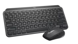 Zestaw bezprzewodowy Logitech MX Keys Mini klawiatura + mysz grafitowy 920-011061