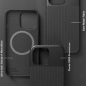 ATOM STUDIOS ETUI SPLIT WOOD FIBRE MAGSAFE IPHONE 13 PRO CZARNY