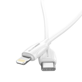 BLUE POWER KABEL TYPE C DO LIGHTNING B1BX19 1M BIAŁY BLUE POWER KABEL TYPE C DO LIGHTNING B1BX19 1M BIAŁY