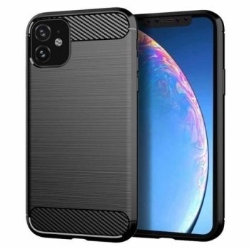 CASE ETUI CARBON LUX CZARNY IPHONE 12 MINI 5,4 CASE ETUI CARBON LUX CZARNY IPHONE 12 MINI 5,4