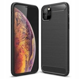 CASE ETUI CARBON LUX CZARNY IPHONE 12 PRO MAX 6,7