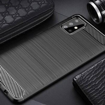 CASE ETUI CARBON LUX CZARNY SAMSUNG GALAXY A42 / A42 5G CASE ETUI CARBON LUX CZARNY SAMSUNG GALAXY A42 / A42 5G