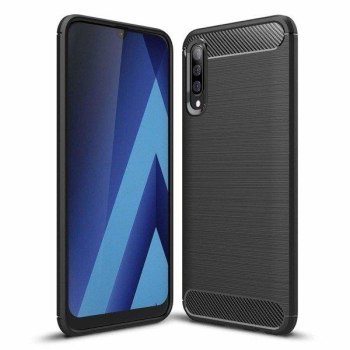 CASE ETUI CARBON LUX CZARNY SAMSUNG GALAXY A70S CASE ETUI CARBON LUX CZARNY SAMSUNG GALAXY A70S