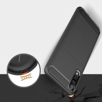 CASE ETUI CARBON LUX CZARNY SAMSUNG GALAXY A70S CASE ETUI CARBON LUX CZARNY SAMSUNG GALAXY A70S