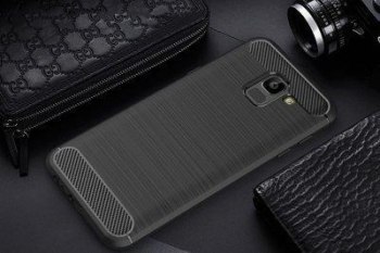 CASE ETUI CARBON LUX CZARNY SAMSUNG GALAXY J6 PLUS 2018 CASE ETUI CARBON LUX CZARNY SAMSUNG GALAXY J6 PLUS 2018