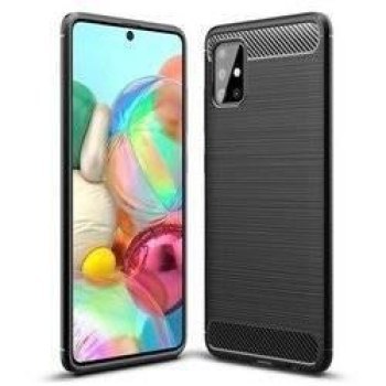 CASE ETUI CARBON LUX CZARNY SAMSUNG GALAXY M51 CASE ETUI CARBON LUX CZARNY SAMSUNG GALAXY M51