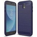 CASE ETUI CARBON LUX NIEBIESKI SAMSUNG GALAXY A6 PLUS 2018