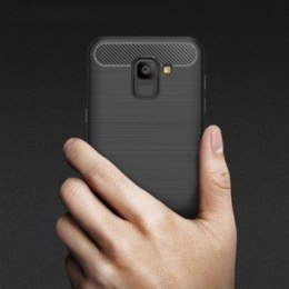 CASE ETUI CARBON LUX NIEBIESKI SAMSUNG GALAXY J6 2018