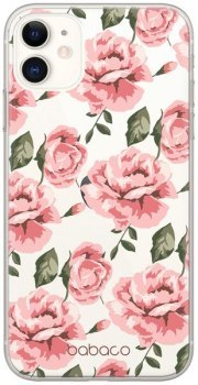 ETUI NADRUK BABACO KWIATY 013 IPHONE 11 PRO MAX TRANSPARENT PUDEŁKO