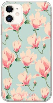 ETUI NADRUK BABACO KWIATY 016 IPHONE XS MAX MIĘTOWY PUDEŁKO
