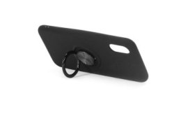 ETUI SILICONE RING IPHONE 12 MINI CZARNY