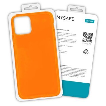 MYSAFE ETUI NEO IPHONE 12 MINI POMARAŃCZOWY PUDEŁKO MYSAFE ETUI NEO IPHONE 12 MINI POMARAŃCZOWY PUDEŁKO