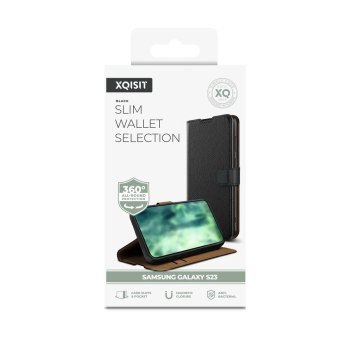 Etui XQISIT NP Slim Wallet Selection Anti Bac for Galaxy S23 Black Etui XQISIT NP Slim Wallet Selection Anti Bac for Galaxy S23 Black