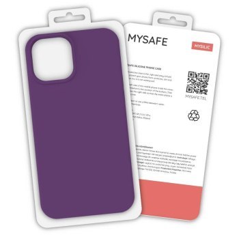 MYSAFE ETUI SILIKONOWE IPHONE 11 PRO MAX ŚLIWKA PUDEŁKO MYSAFE ETUI SILIKONOWE IPHONE 11 PRO MAX ŚLIWKA PUDEŁKO