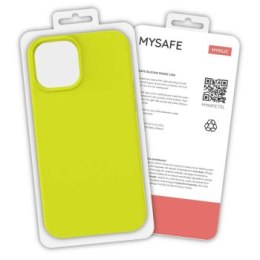 MYSAFE ETUI SILIKONOWE IPHONE 12/12 PRO ŻÓŁTY PUDEŁKO
