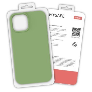 MYSAFE ETUI SILIKONOWE IPHONE 13 MINI PISTACJA PUDEŁKO MYSAFE ETUI SILIKONOWE IPHONE 13 MINI PISTACJA PUDEŁKO