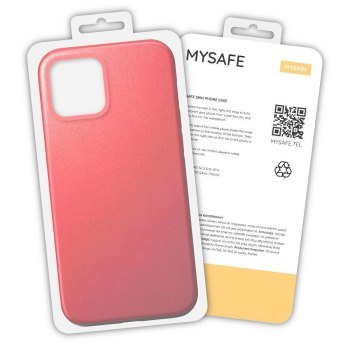 MYSAFE ETUI SKIN IPHONE 13 MINI KORALOWY PUDEŁKO MYSAFE ETUI SKIN IPHONE 13 MINI KORALOWY PUDEŁKO