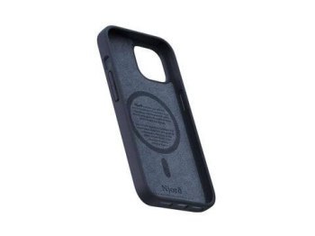 Njord "Salmon Leather MagSafe" Cover for Apple iPhone 14 Plus, black Njord "Salmon Leather MagSafe" Cover for Apple iPhone 14 Plus, black