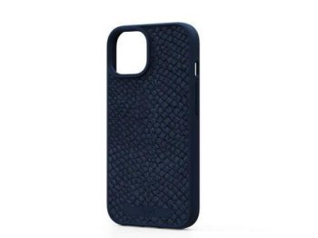 Njord "Salmon Leather MagSafe" Cover for Apple iPhone 14, blue Njord "Salmon Leather MagSafe" Cover for Apple iPhone 14, blue