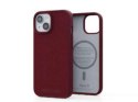 Njord "Suede MagSafe" Cover for Apple iPhone 15 Pro Max, red