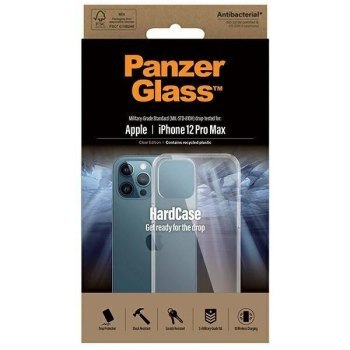 PanzerGlass ClearCase iPhone 12 Pro Max Antibacterial Military grade clear 0425 PanzerGlass ClearCase iPhone 12 Pro Max Antibacterial Military grade clear 0425