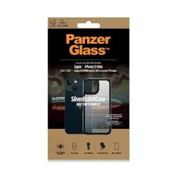 PanzerGlass ClearCase iPhone 13 Mini 5.4" black Antibacterial Military grade SilverBullet 0318 PanzerGlass ClearCase iPhone 13 Mini 5.4" black Antibacterial Military grade SilverBullet 0318