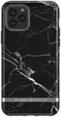 Richmond & Finch Black Marble, iPhone 11, silver details, black