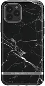 Richmond & Finch Black Marble, iPhone 11, silver details, black