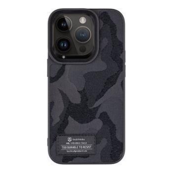 Tactical Camo Troop Cover for Apple iPhone 14 Pro Black Tactical Camo Troop Cover for Apple iPhone 14 Pro Black