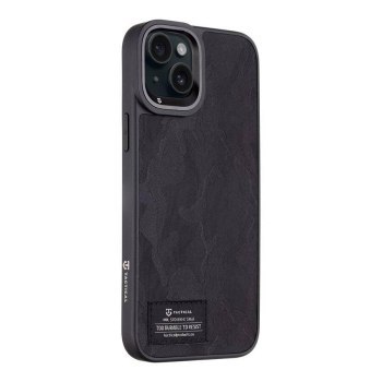 Tactical Camo Troop Cover for Apple iPhone 15 Plus Black Tactical Camo Troop Cover for Apple iPhone 15 Plus Black