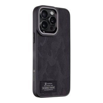 Tactical Camo Troop Cover for Apple iPhone 15 Pro Max Black Tactical Camo Troop Cover for Apple iPhone 15 Pro Max Black