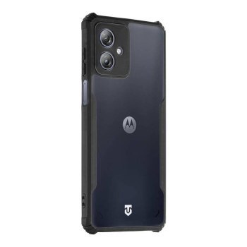 Tactical Quantum Stealth Cover for Motorola G54 5G/Power Edition Clear/Black Tactical Quantum Stealth Cover for Motorola G54 5G/Power Edition Clear/Black