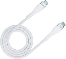 3mk USB-C - USB-C 1.0m 60W 3A biały