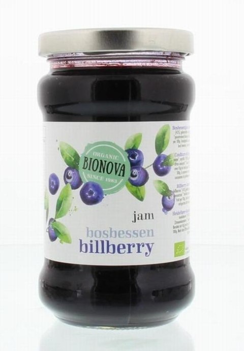 DŻEM BORÓWKOWY BIO 340 g - BIONOVA DŻEM BORÓWKOWY BIO 340 g - BIONOVA