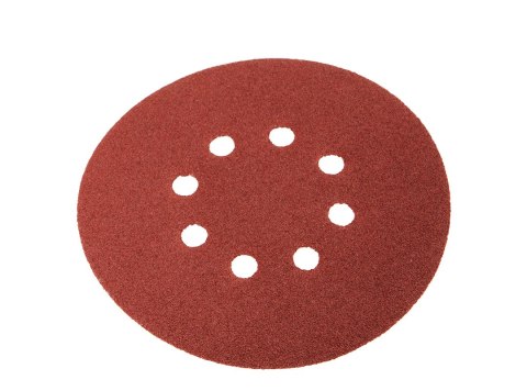 Krążki ścierne 150 mm, K80, 5 szt., z 8 otworami, 65mm Krążki ścierne 150 mm, K80, 5 szt., z 8 otworami, 65mm