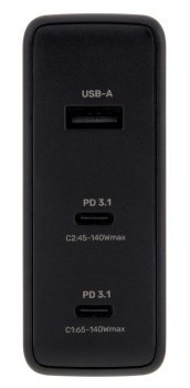 UNITEK ŁADOWARKA GAN 2X USB-C USB-A 140W
