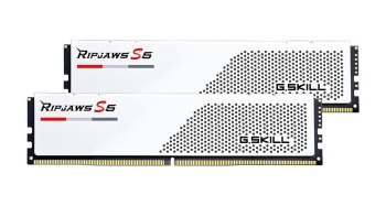 G.SKILL RIPJAWS S5 DDR5 2X16GB 5200MHZ CL40 XMP3 WHITE F5-5200J4040A16GX2-RS5W G.SKILL RIPJAWS S5 DDR5 2X16GB 5200MHZ CL40 XMP3 WHITE F5-5200J4040A16GX2-RS5W