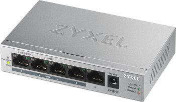 Switch PoE ZyXEL GS1005HP-EU0101F (5x 10/100/1000Mbps) Switch PoE ZyXEL GS1005HP-EU0101F (5x 10/100/1000Mbps)