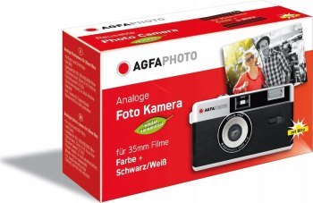 Aparat fotograficzny - Agfa Photo Reusable Camera 35mm black Aparat fotograficzny - Agfa Photo Reusable Camera 35mm black
