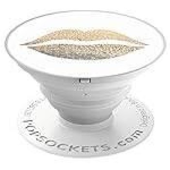 Collapsible Grip & Stand for Phones and Tablets - Gold Lips Collapsible Grip & Stand for Phones and Tablets - Gold Lips