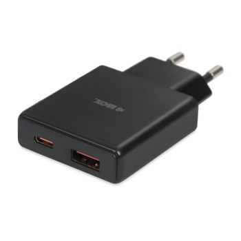 IBOX ŁADOWARKA UNIWERSALNA C-43 GAN PD30W SLIM USB A+C BLACK IBOX ŁADOWARKA UNIWERSALNA C-43 GAN PD30W SLIM USB A+C BLACK